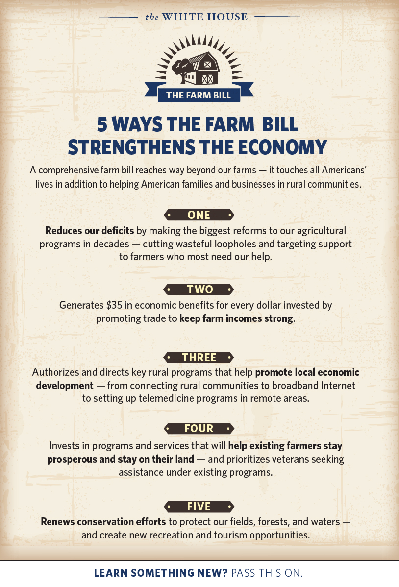 Here's how a comprehensive Farm Bill goes way beyond our farms: