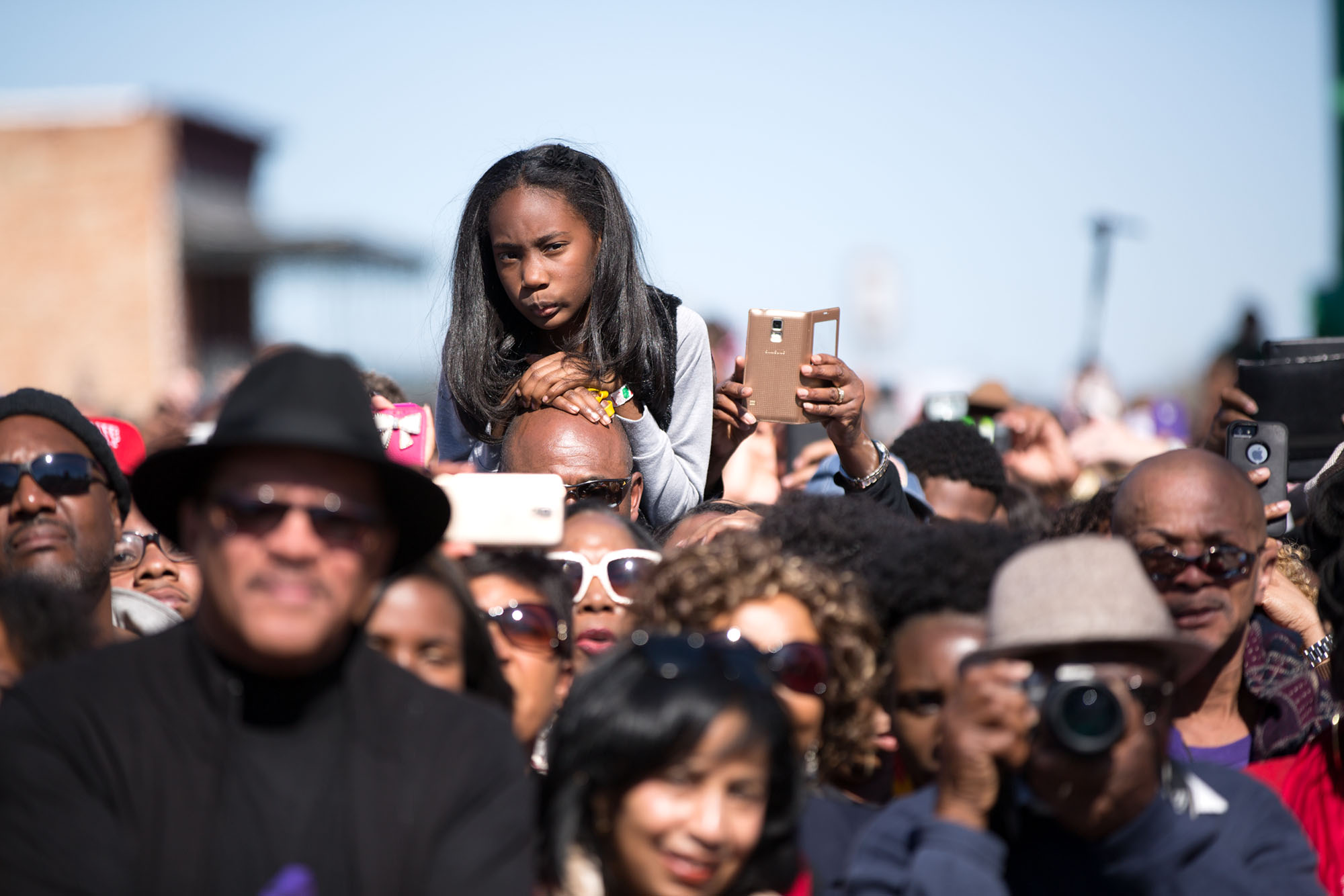 Members of the audience listen to Rep. John Lewis. (Official White House Photo by Pete Souza)