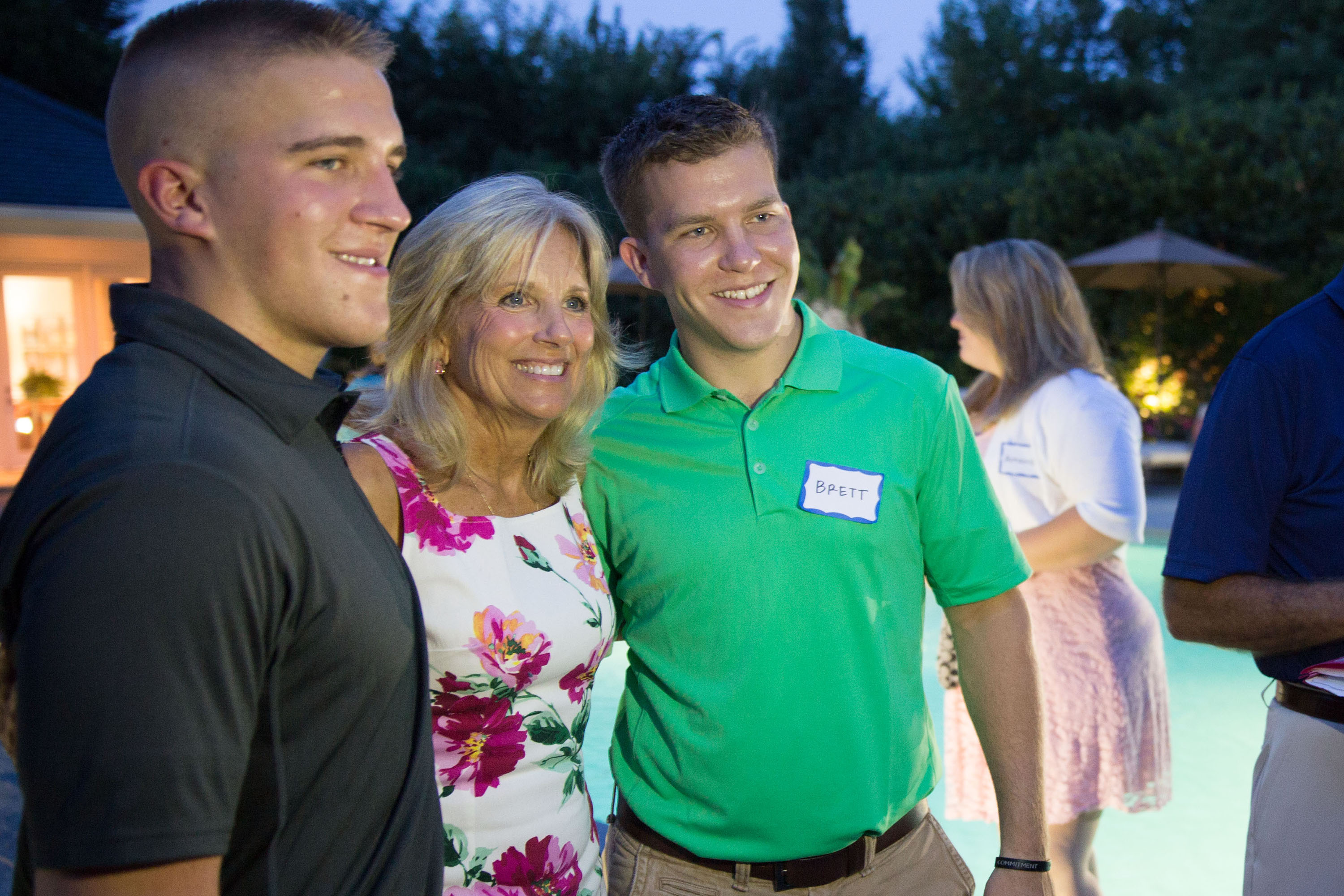 Vice President Biden and Dr. Biden host a Wounded Warrior barbecue at the Naval Observatory Residence