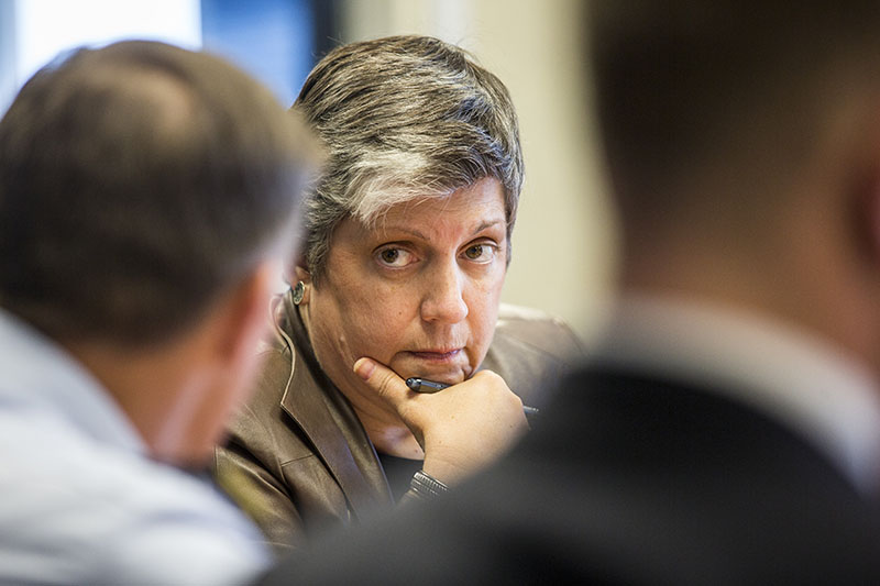 Homeland Security Secretary Napolitano Attends an Operational Briefing 