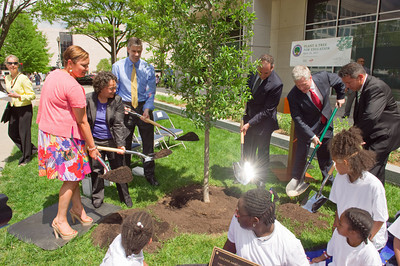 Sutley, Duncan, Jackson Green Ribbon Schools Tree Planting