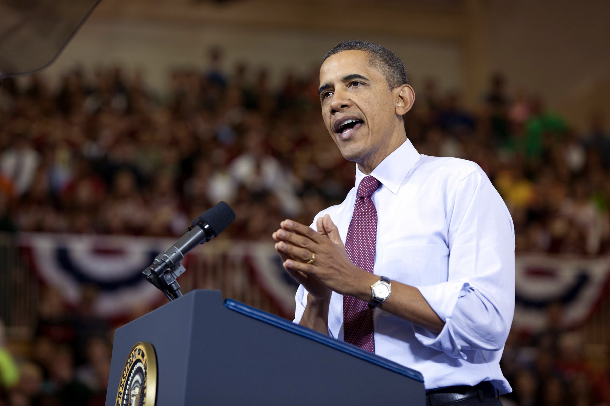 20111130 POTUS in Scranton