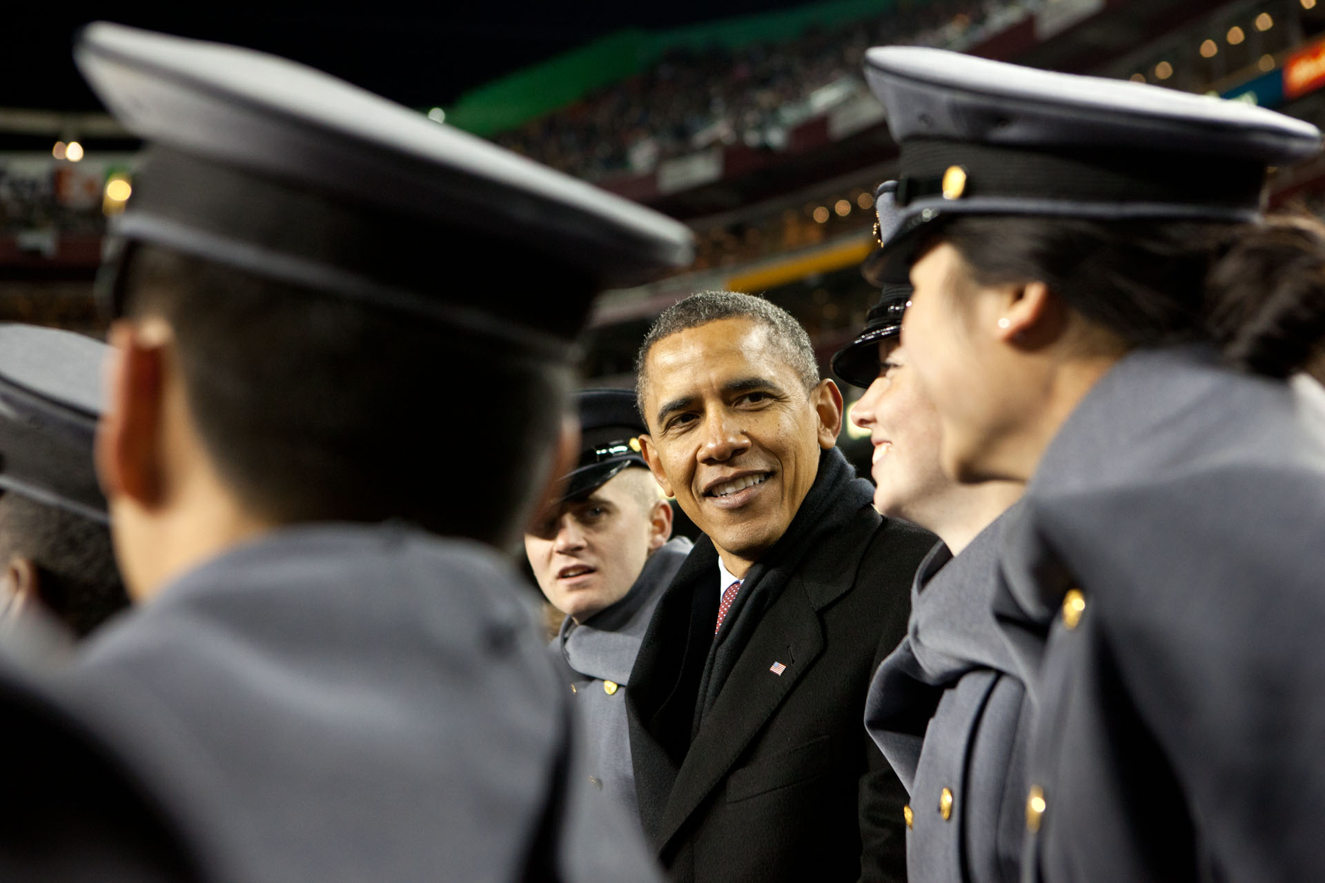 20111210 POTUS Army-Navy game 