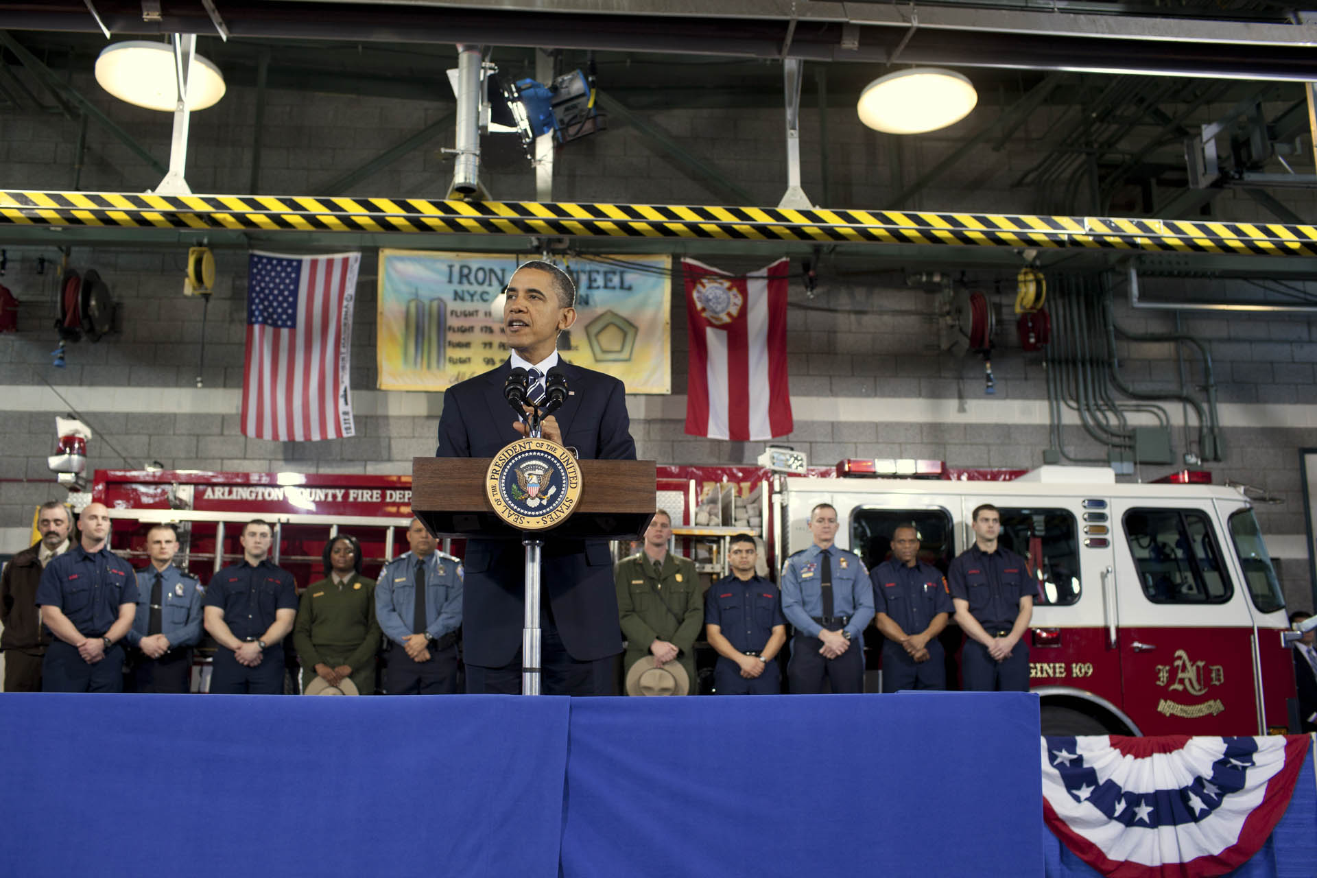 President Barack Obama delivers remarks on the Veterans Job Corp (February 3, 2012) 