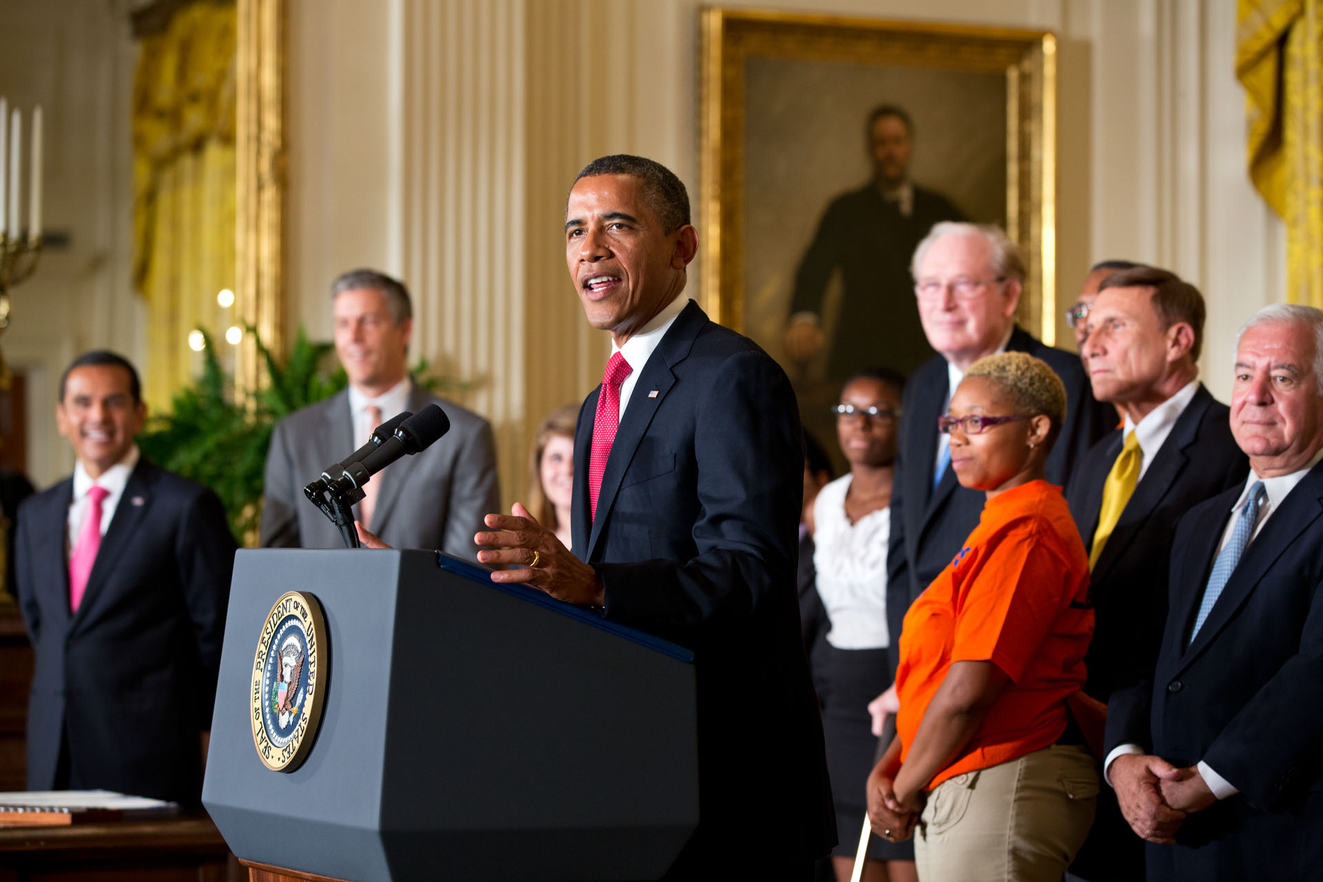 President Barack Obama delivers remarks before signing HR 4348 (July 6, 2012)