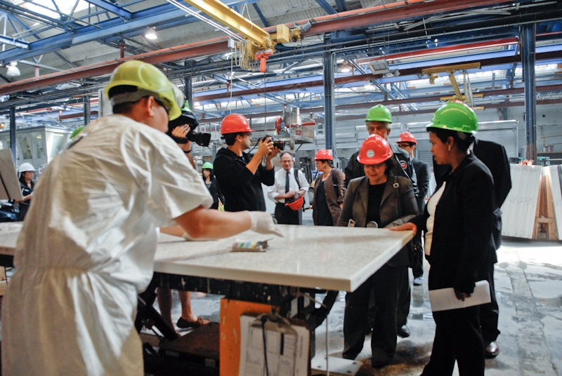 Nancy Sutley Tours IceStone