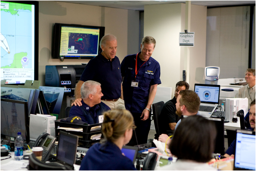 Vice President Biden Talks to Personnel and Tours Unified Area Command 