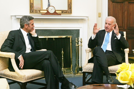 Biden and Clooney