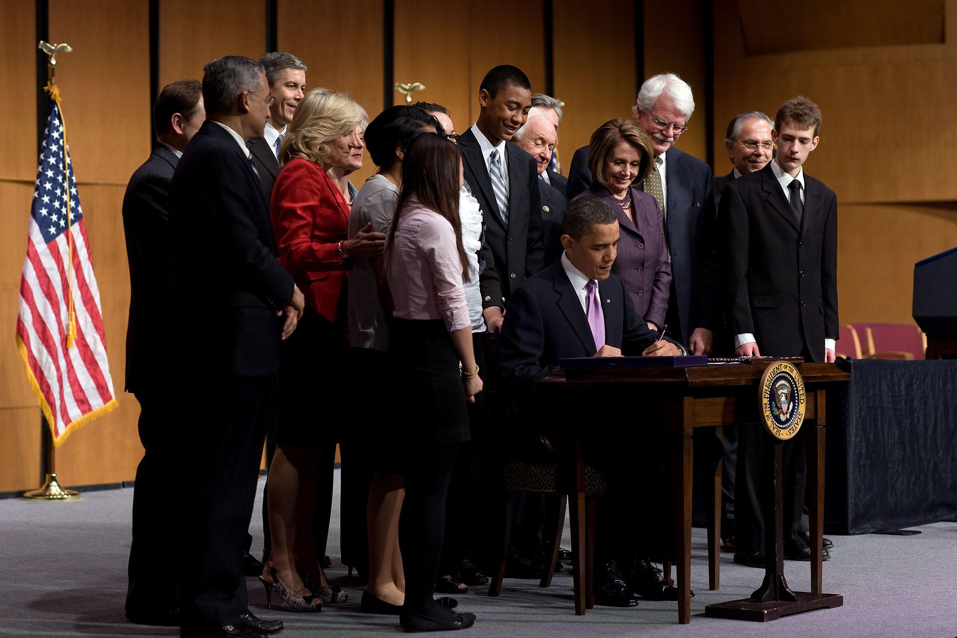 Signing the Health Care and Education Reconciliation Act of 2010 