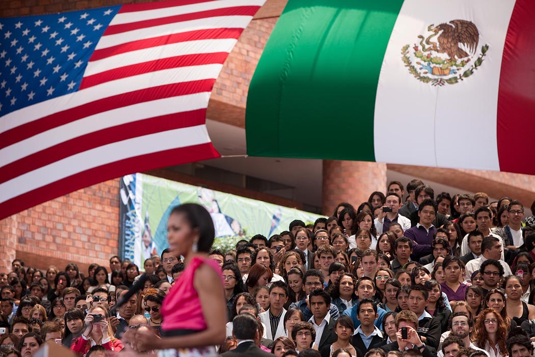 First Lady Michelle Obama in Mexico