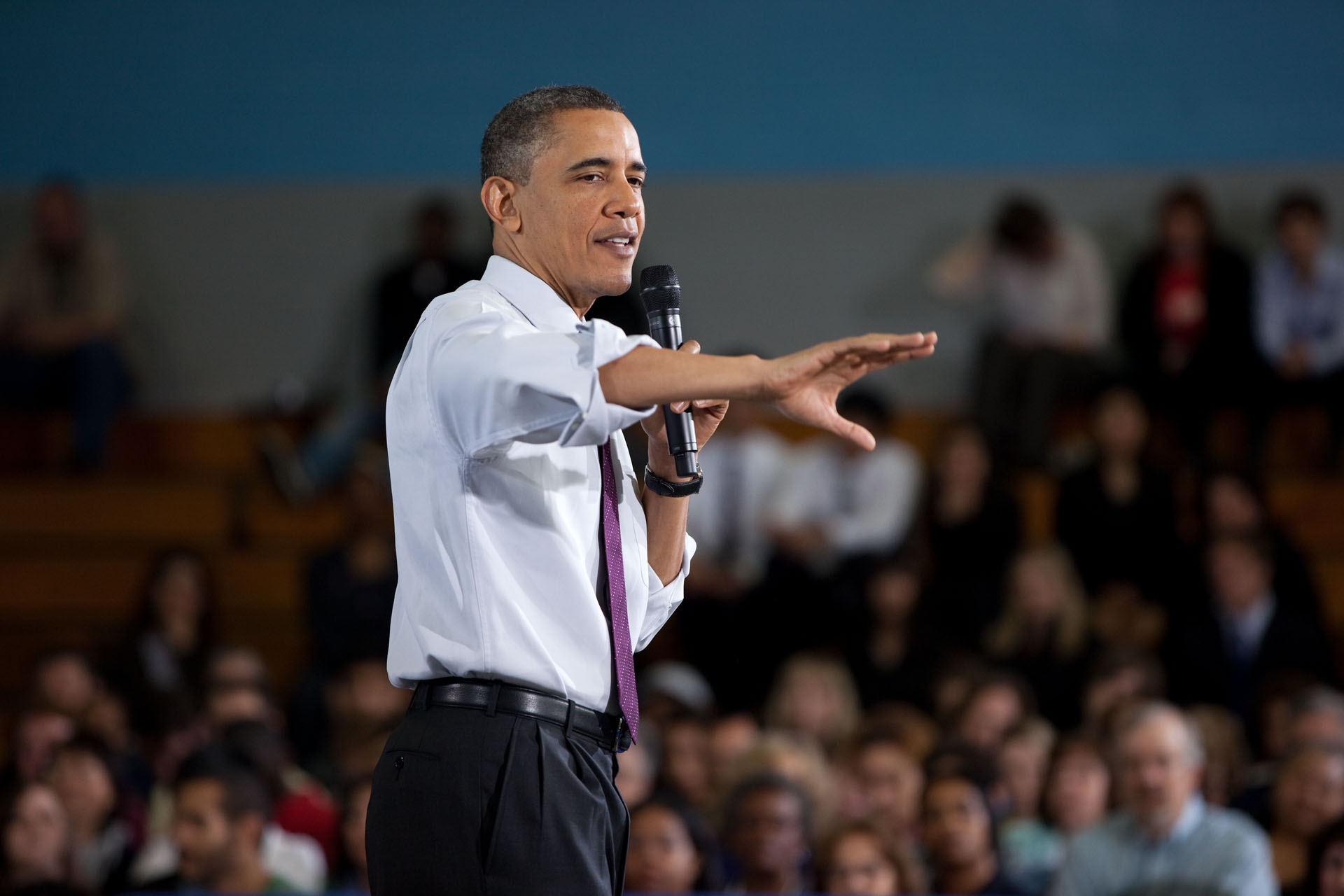 President Obama Talks Deficit Reduction at Northern Virginia Community College