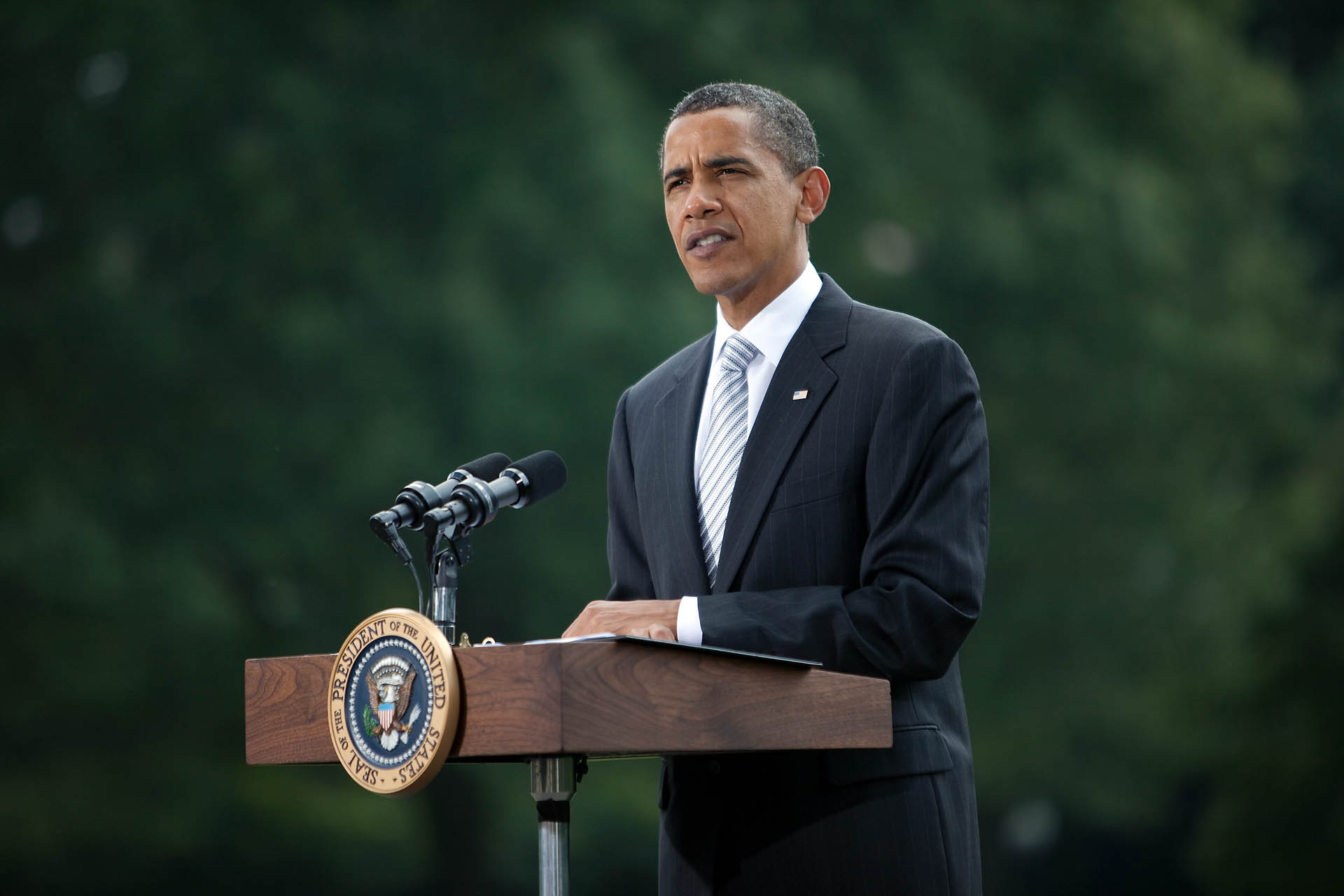 President Obama speaks on the economy and jobs