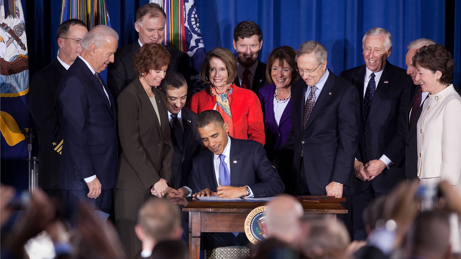 President Barack Obama signs the Don't Ask, Don't Tell Repeal Act of 2010