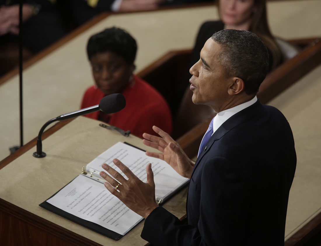 President Barack Obama delivers the State of the Union address in the House Chamber at the U.S. Capitol in Washington, D.C., Jan. 28, 2014