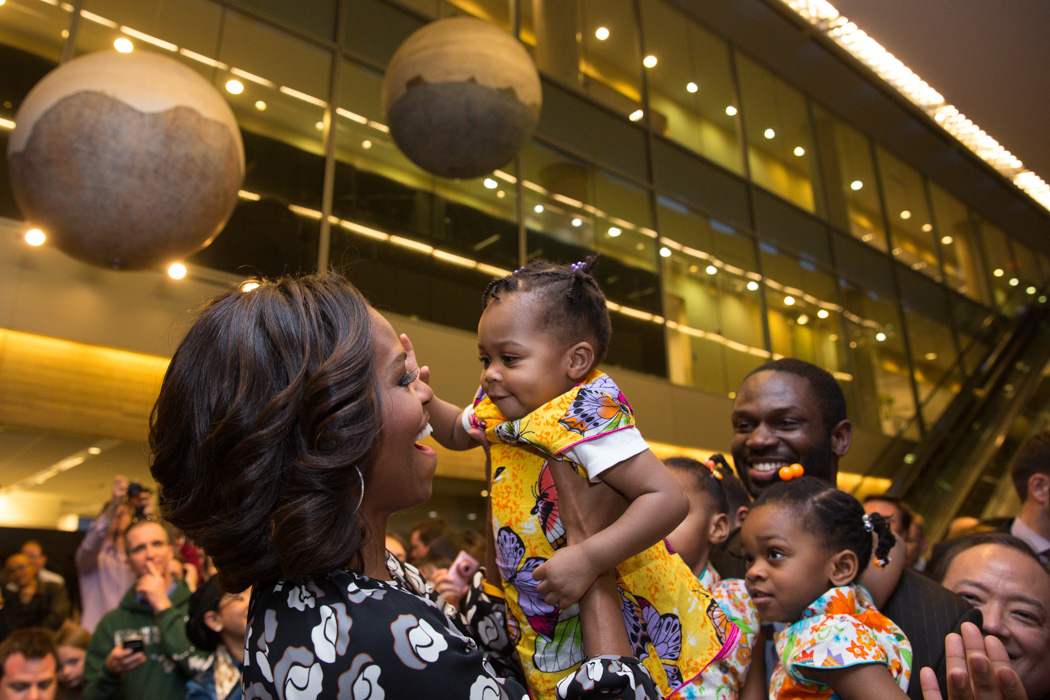 The First Lady at the US Embassy in Beijing