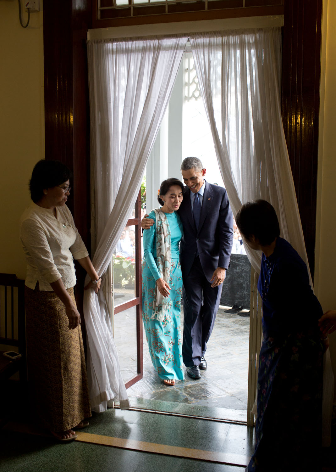 President Obama Meets with Aung San Suu Kyi