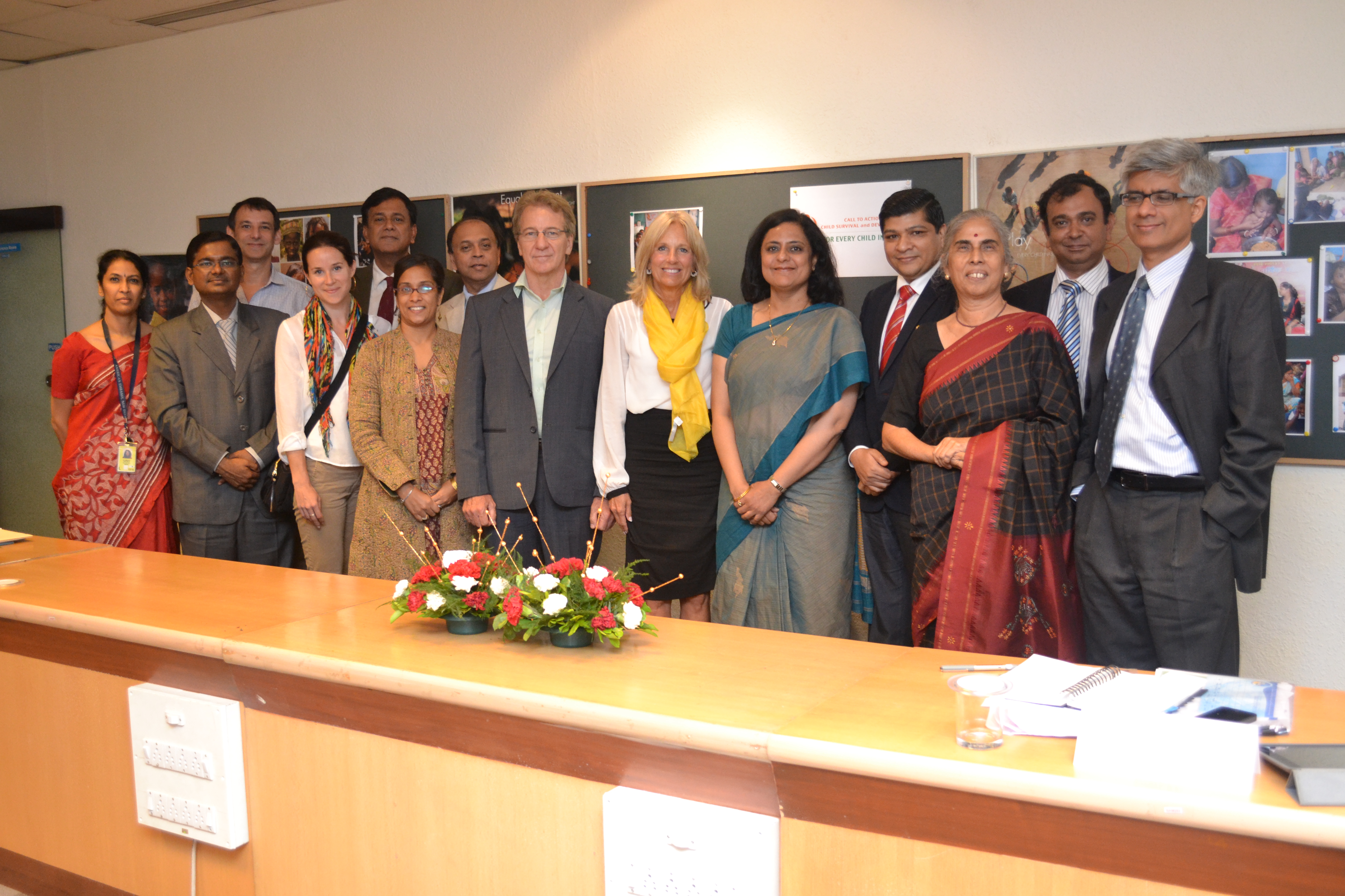 Dr. Biden meets with community leaders, US and India agency officials, and NGOS
