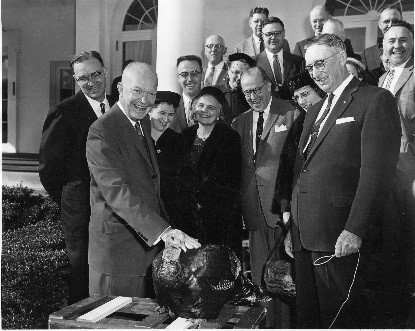 President Eisenhower Pardons a Turkey