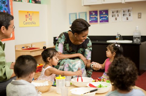 FLOTUS with children 