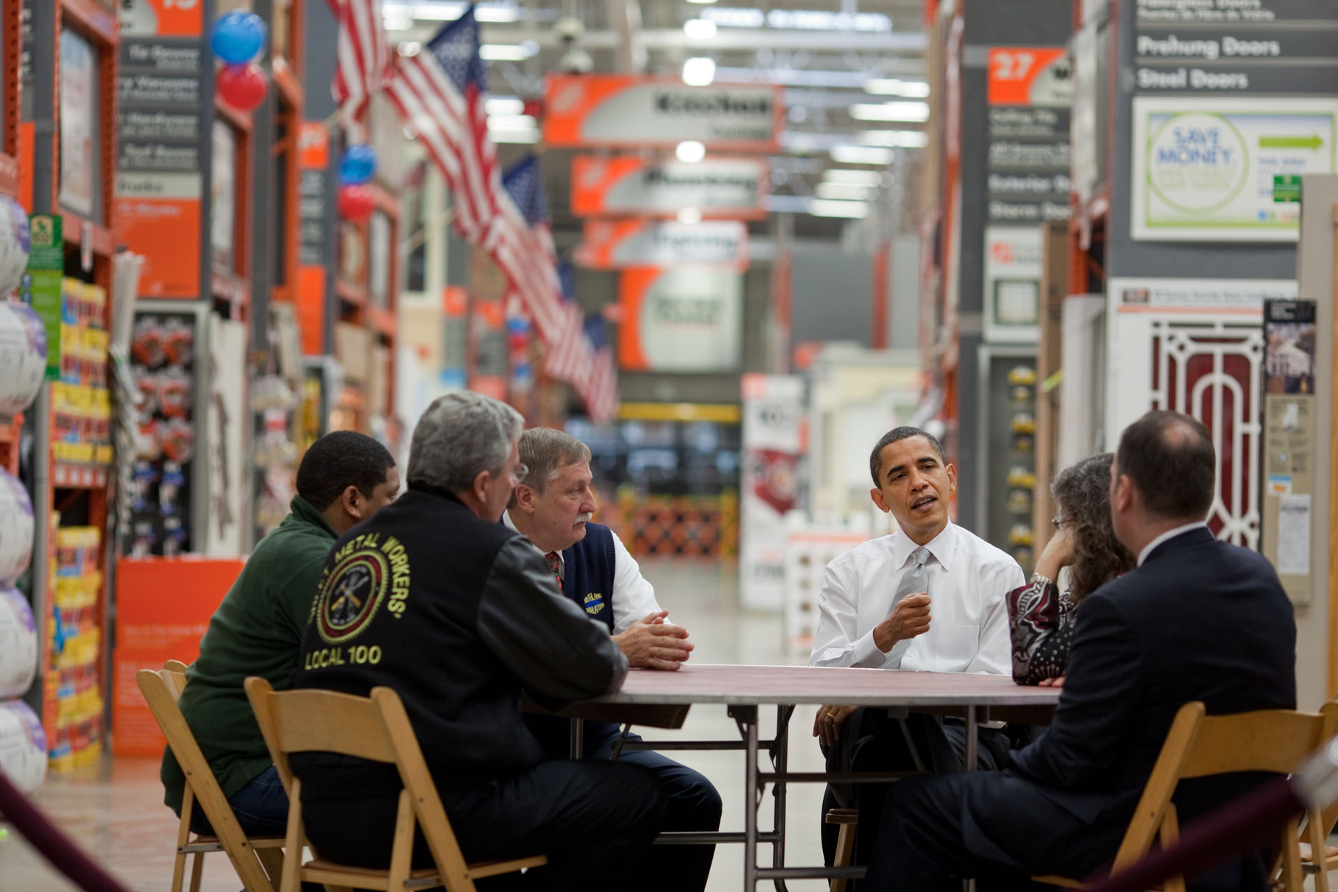 Meeting on Retrofitting at Home Depot