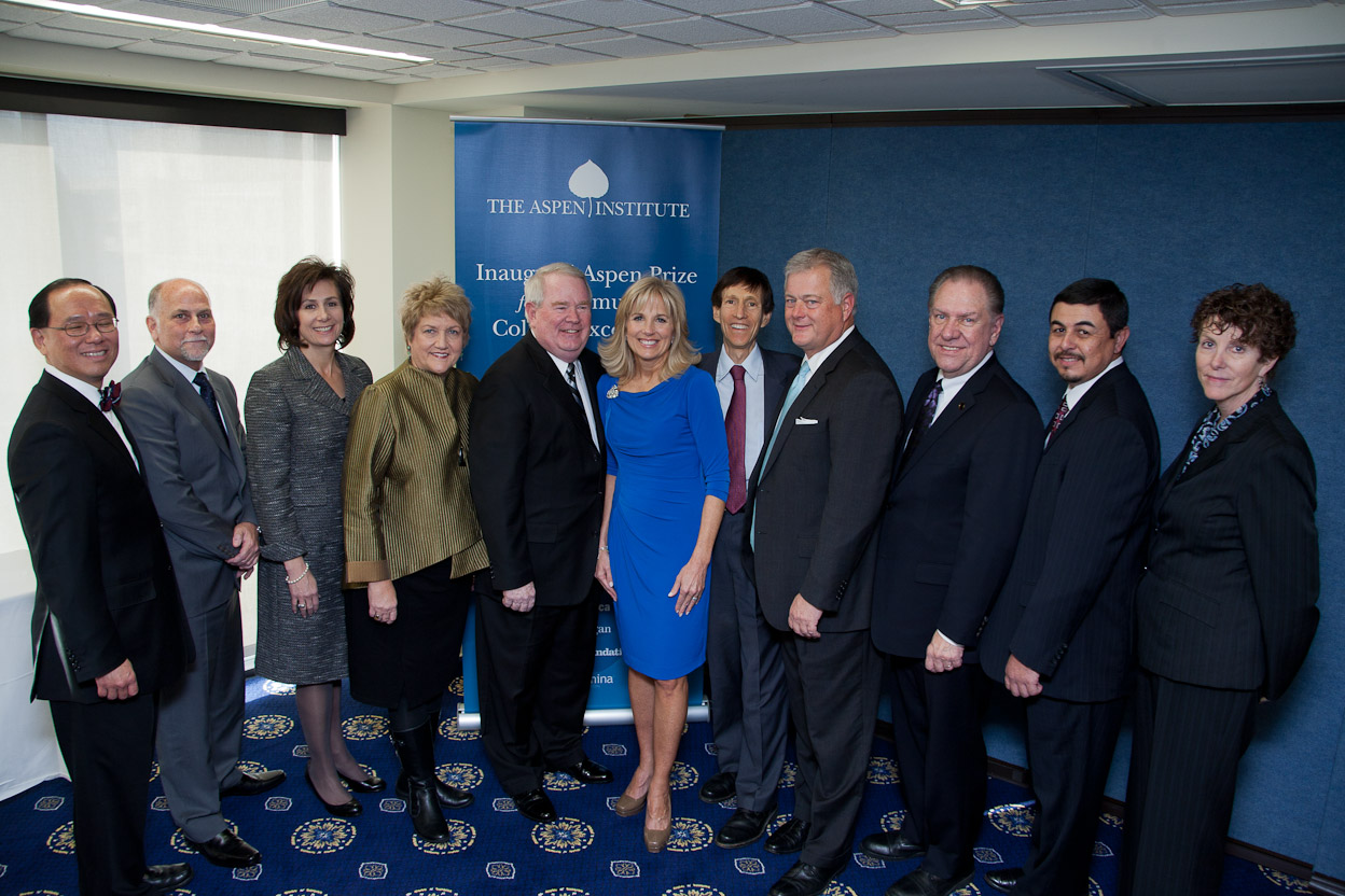 Dr. Biden and Aspen Awards Finalists