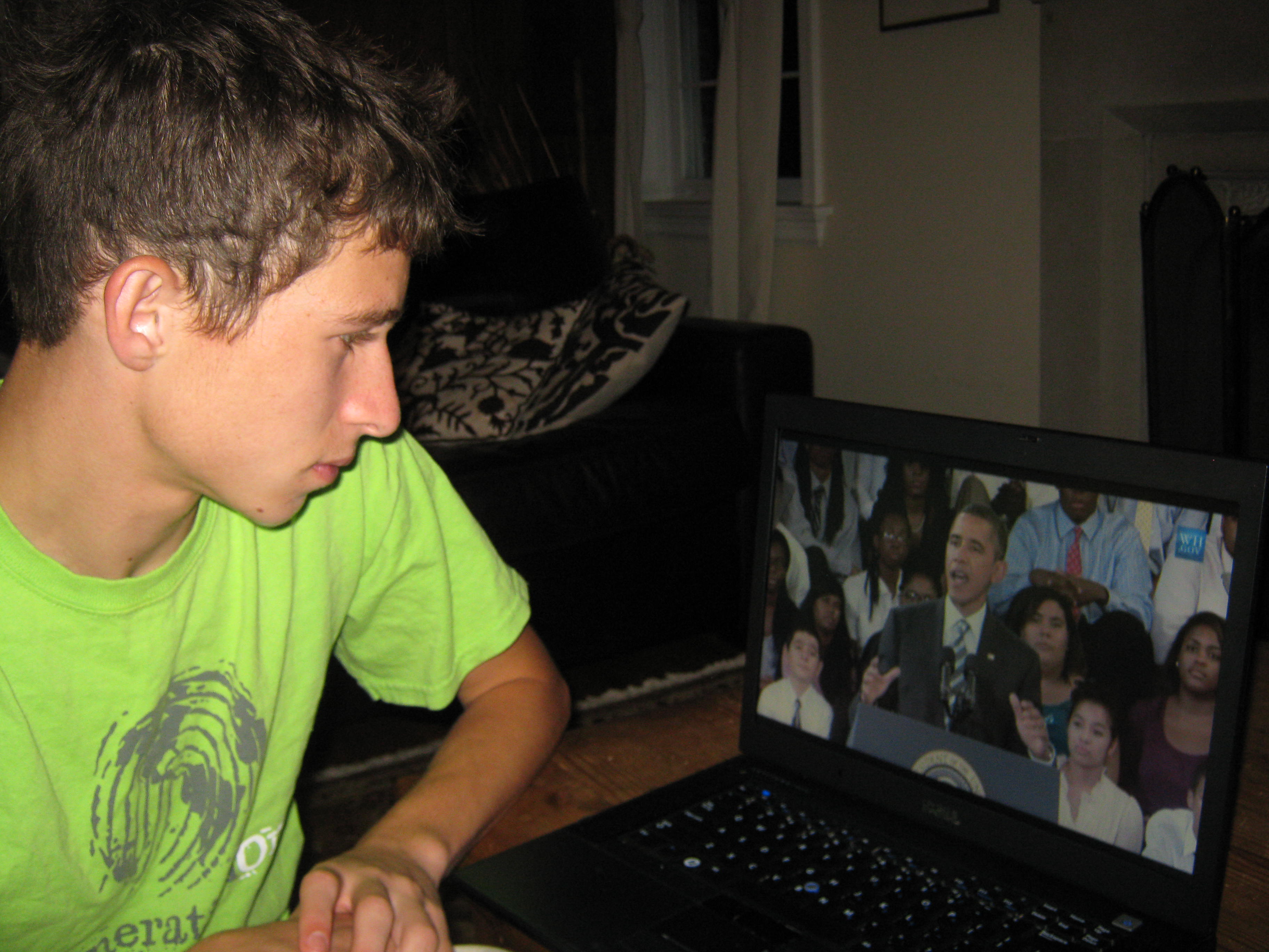 Jacob Bernstein Watches President Obama Give His Back-to-School Speech