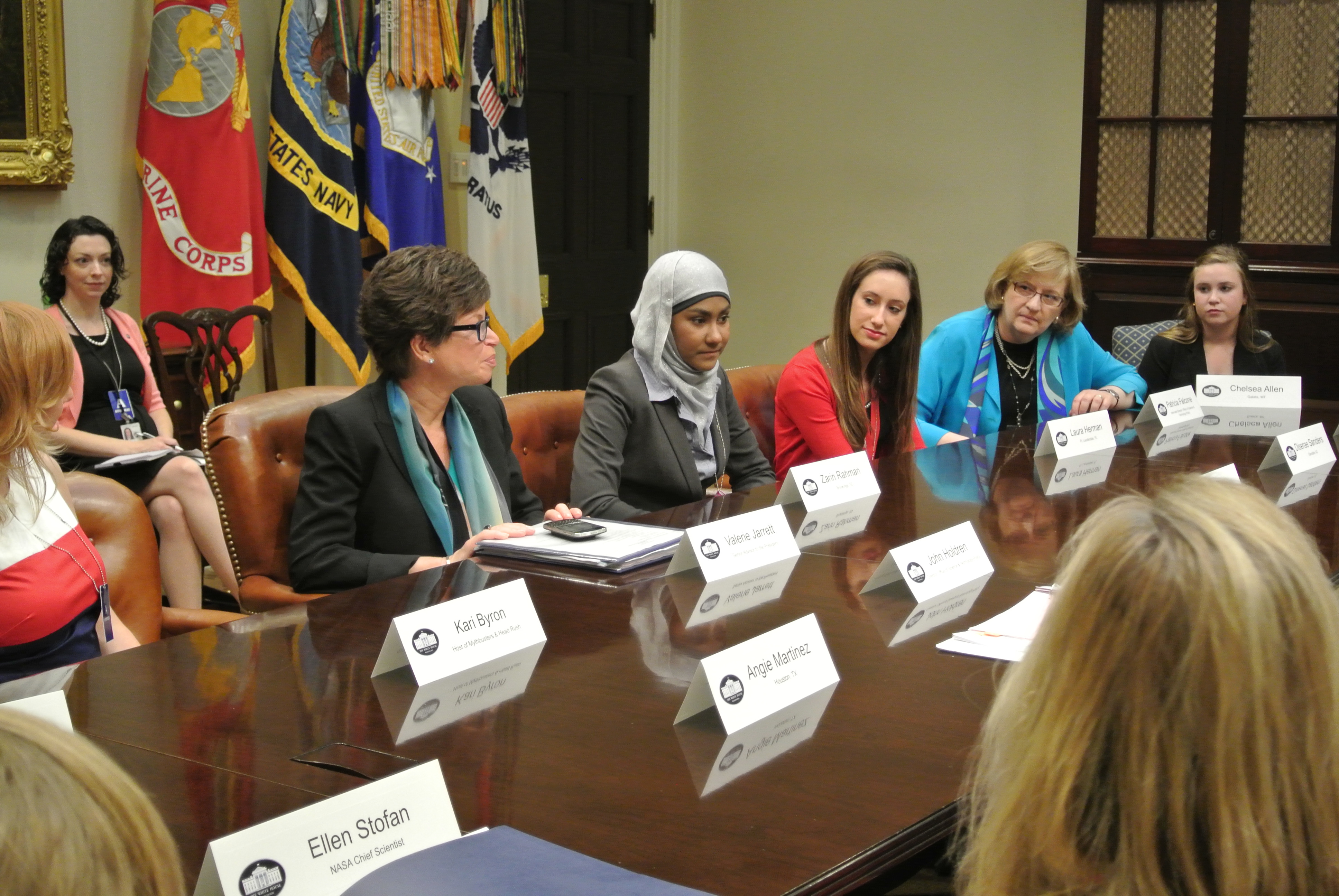 OSTP - 2014 WH Science Fair - girls