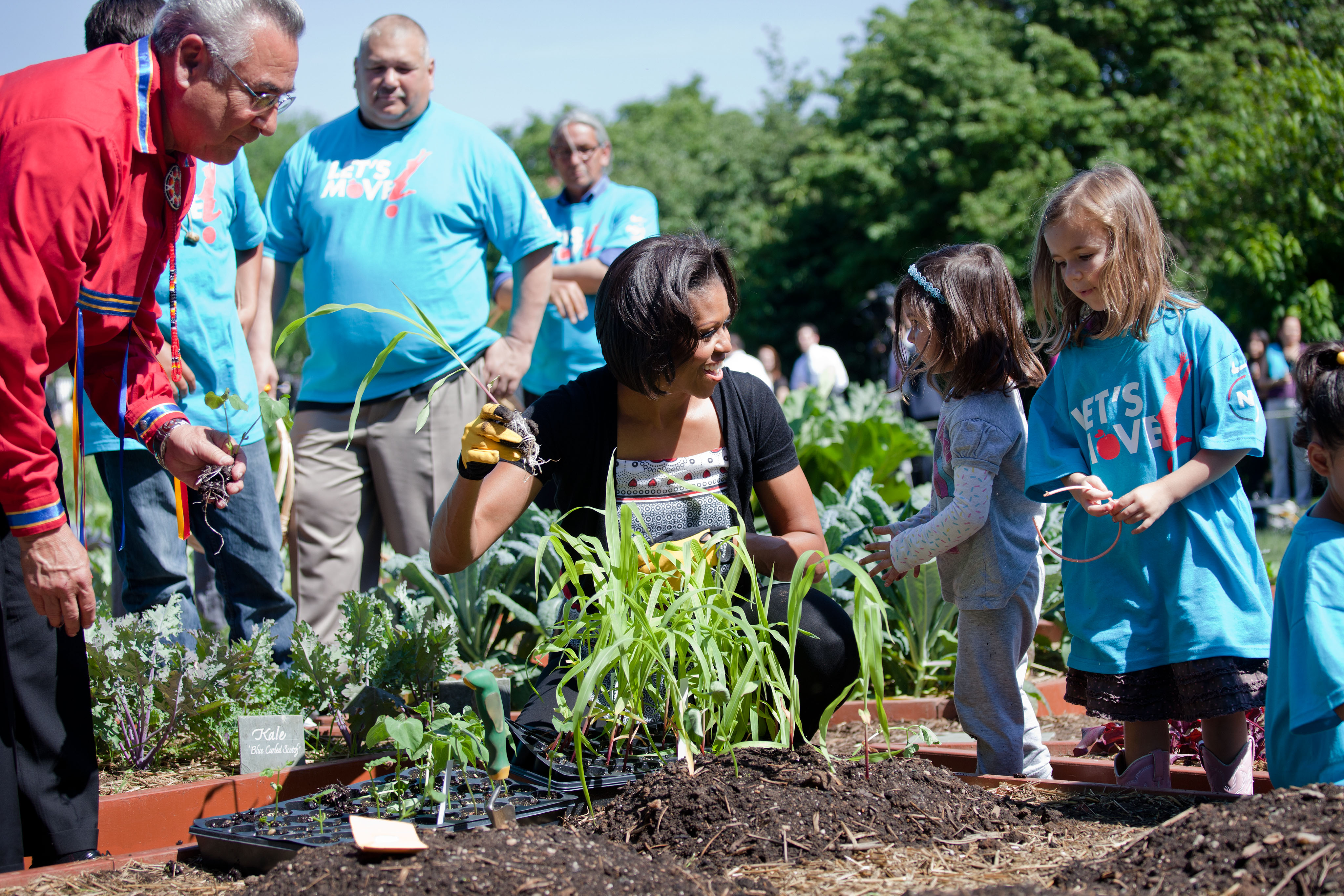 Let's Move Indian Country Garden Planting