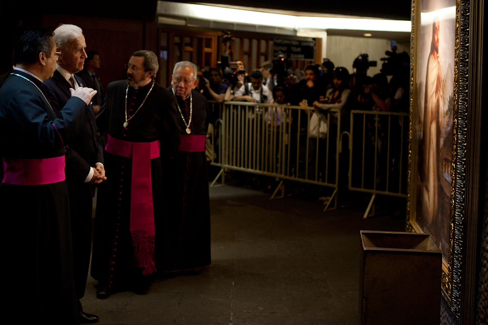 Vice President Biden with Clergy at the Basilica of Our Lady Guadalupe in Mexico City