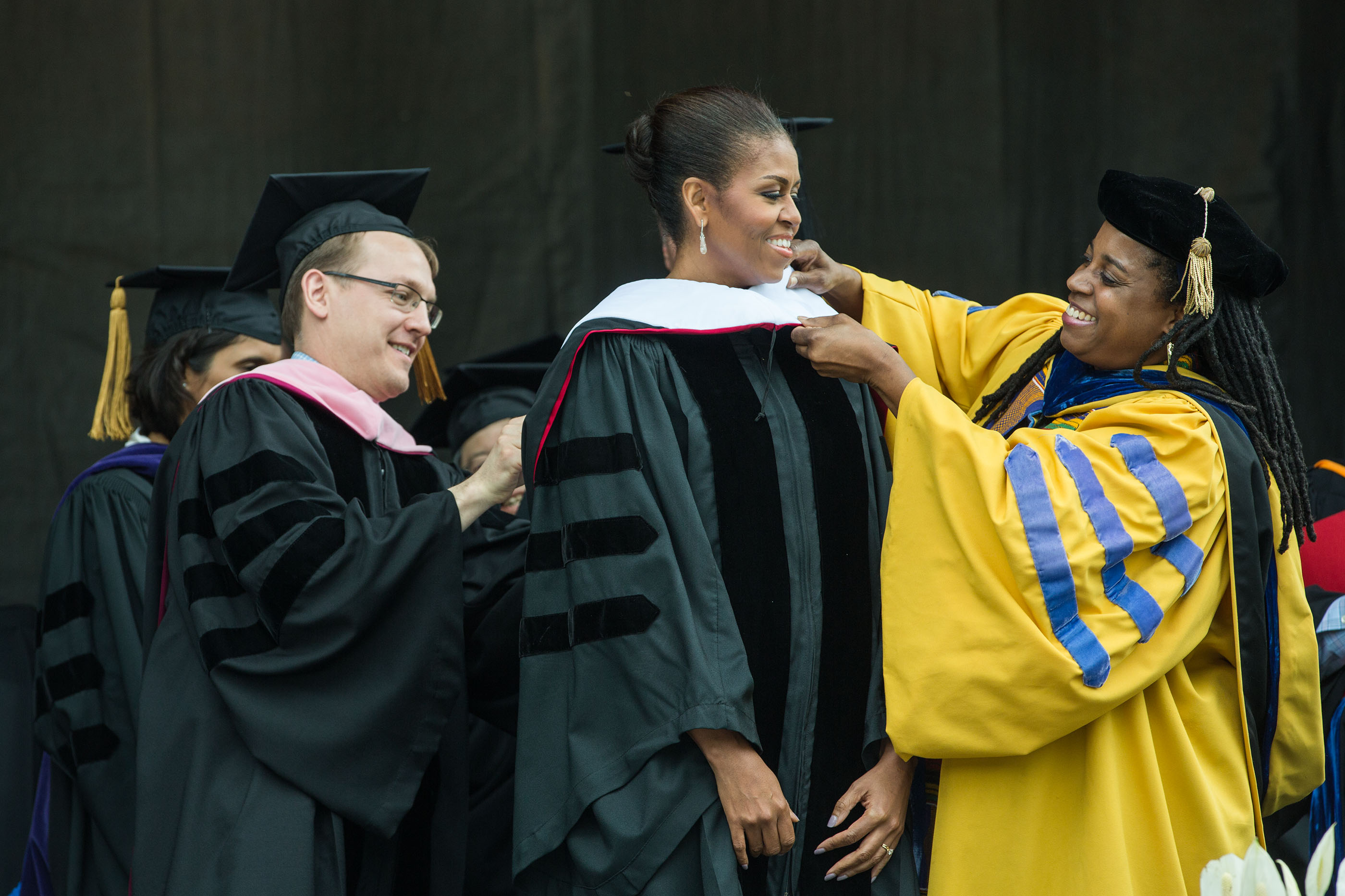 First Lady Michelle Obama at Oberlin College 