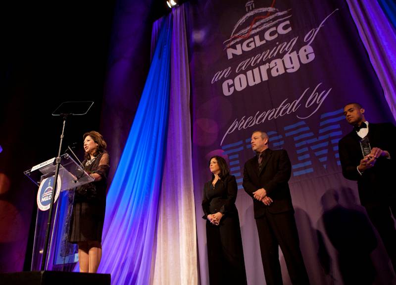 Hilda Solis at the National Gay and Lesbian Chamber of Commerce’s Annual Dinner