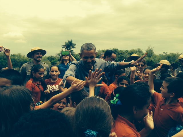 CEQ President Obama in the Everglades