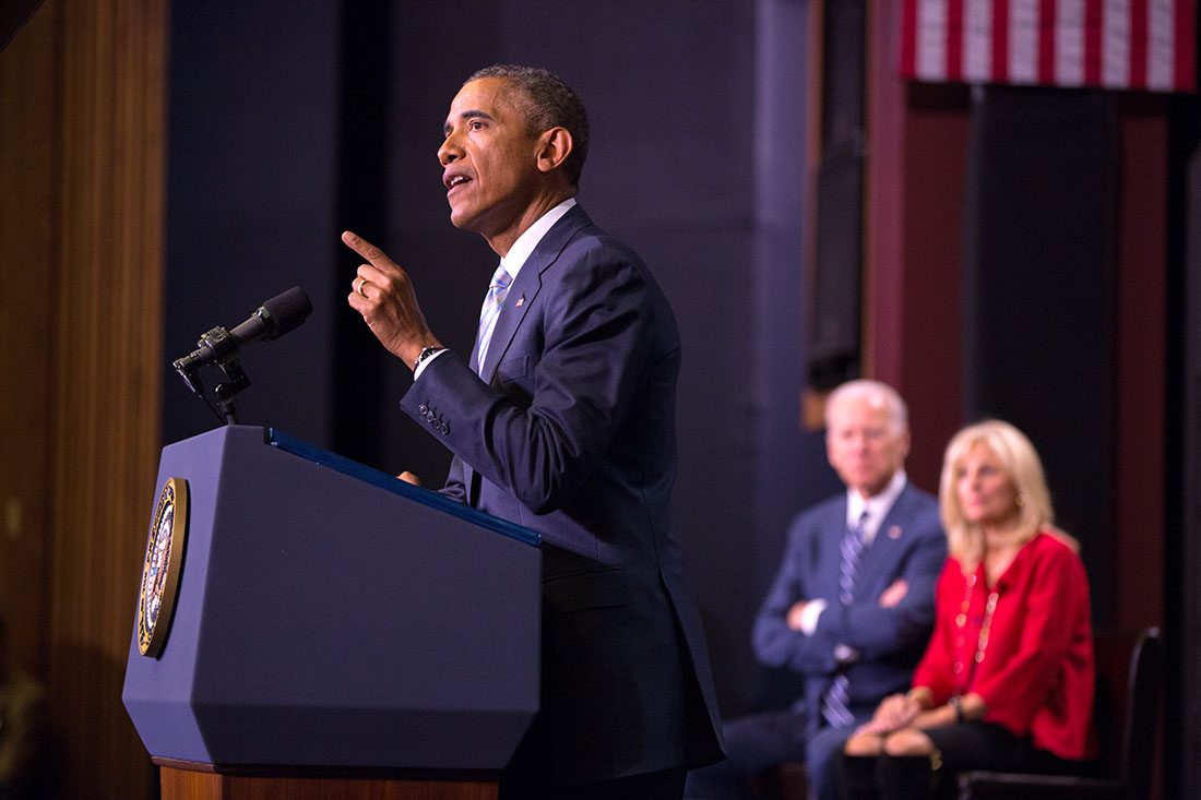 President Obama delivers remarks on college affordability at Pellissippi State Community College