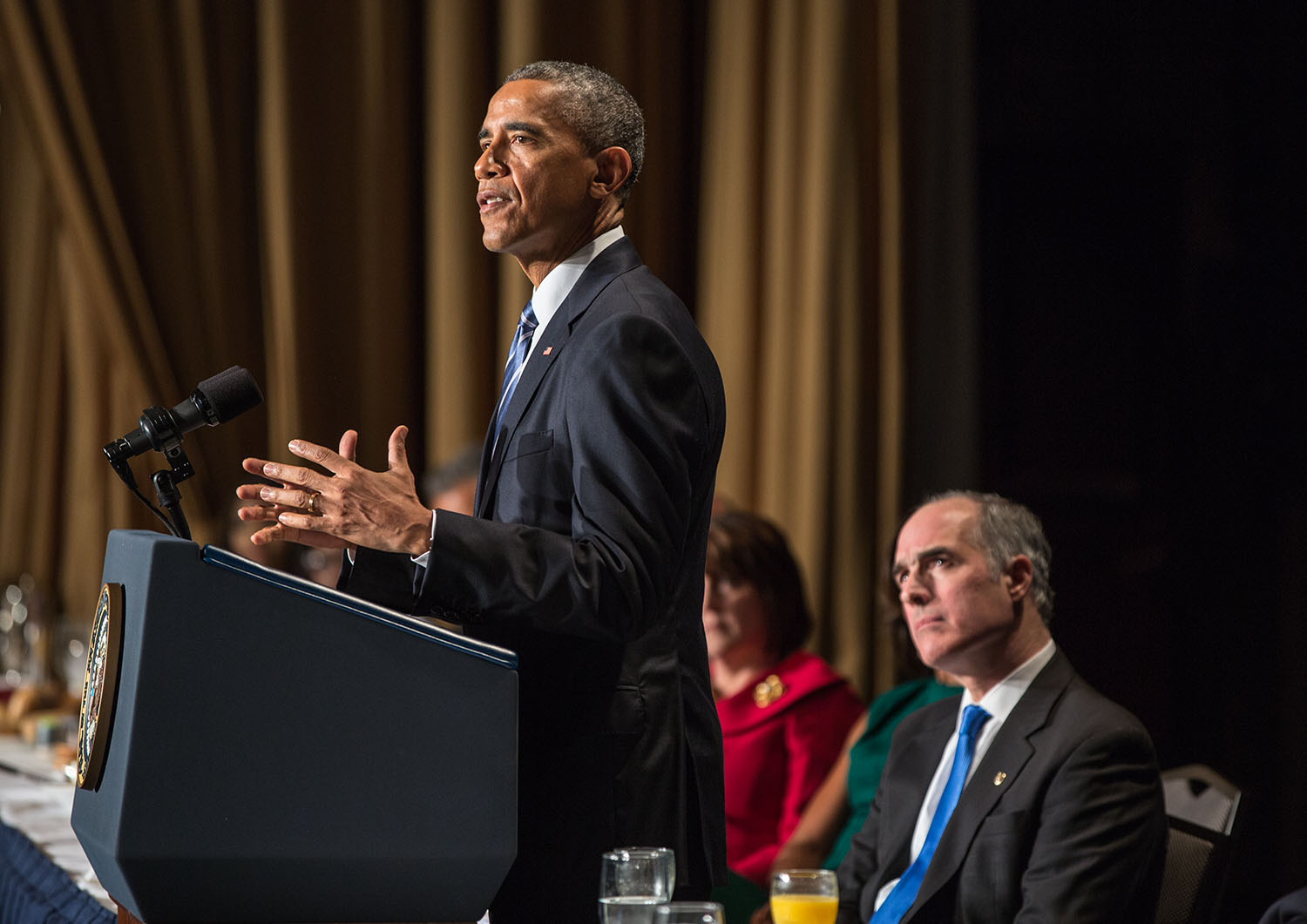 President Obama delivers remarks during the National Prayer Breakfast, Feb. 5, 2015