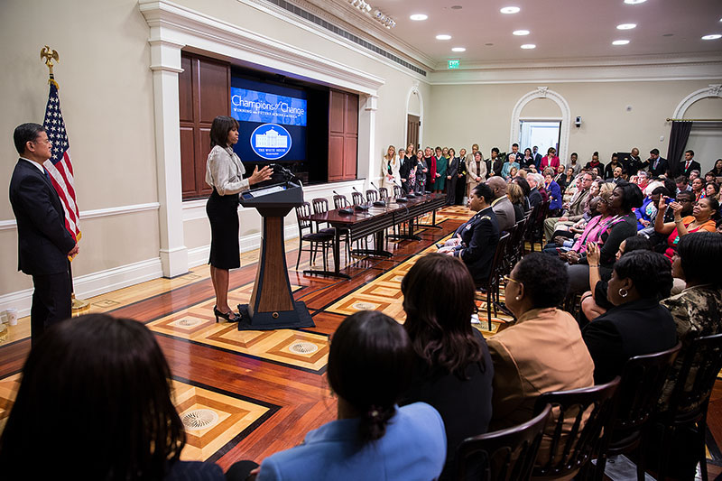 First Lady Michelle Obama Delivers Remarks Honoring Women's Veterans