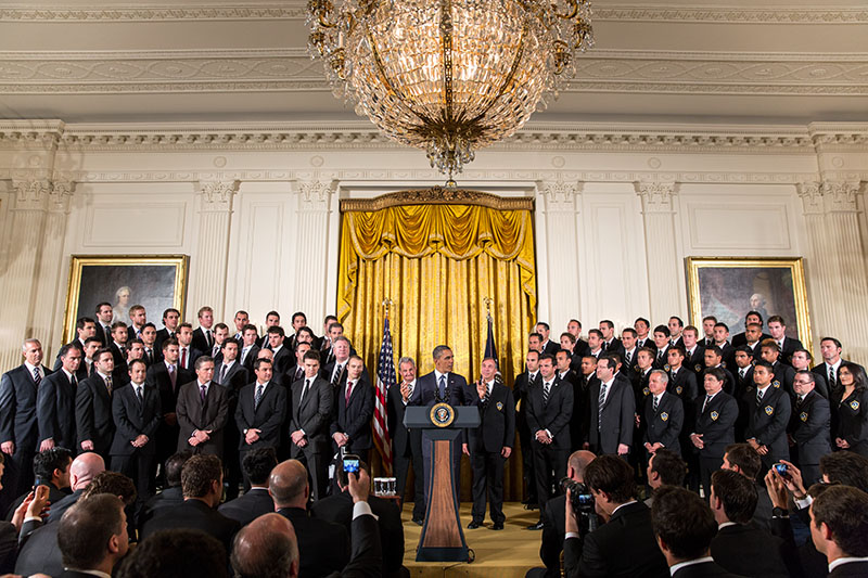 President Obama Welcomes the Los Angeles Kings and the LA Galaxy to the White House, March 26, 2013