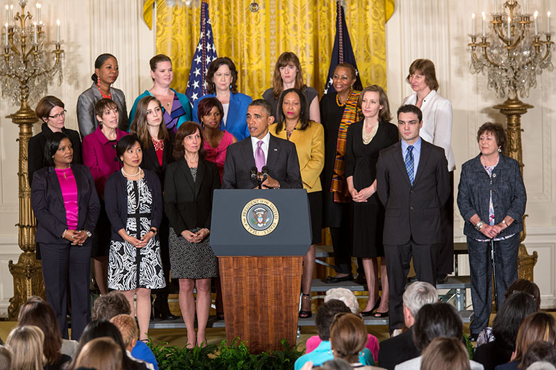 President Barack Obama delivers a statement on the Affordable Care Act