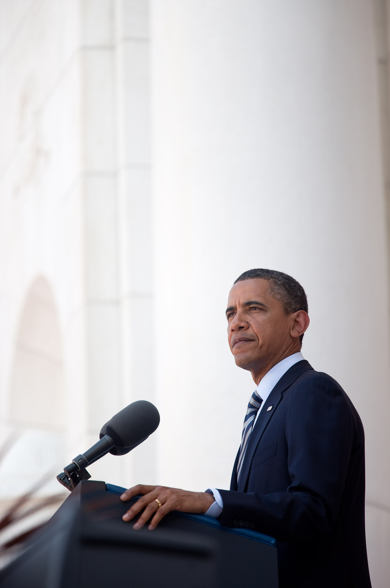 President Barack Obama Delivers Memorial Day Remarks at Arlington National Cemetery