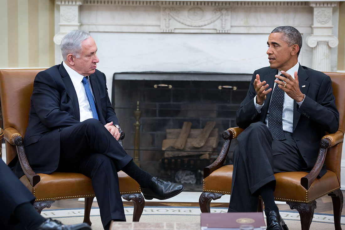 President Obama meets with Prime Minister Benjamin Netanyahu in the Oval Office, Oct 1, 2014