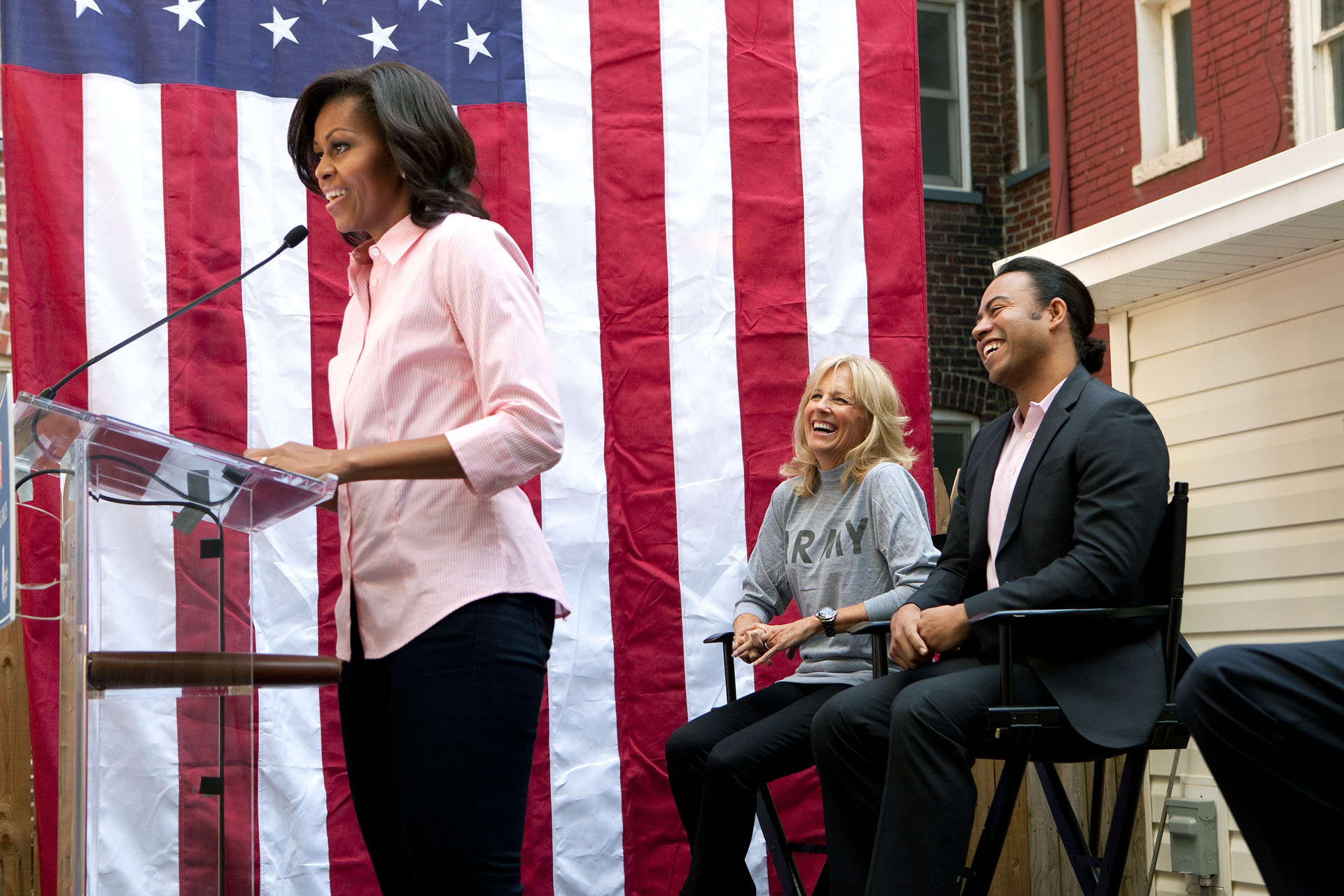 First Lady Michelle Obama Marks the 1,000th Home Rebuilt as part of Joining Forces 