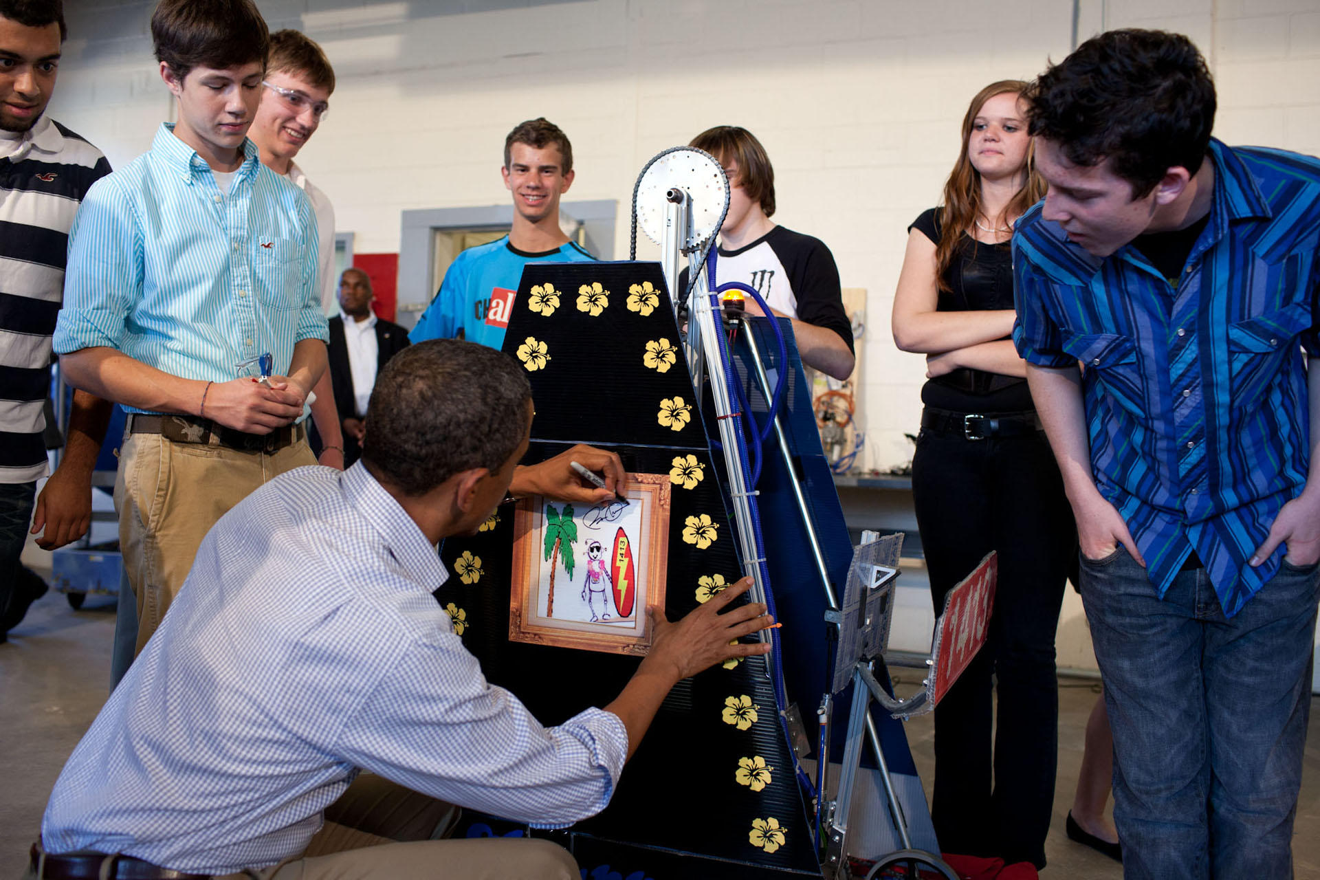 President Barack Signs 