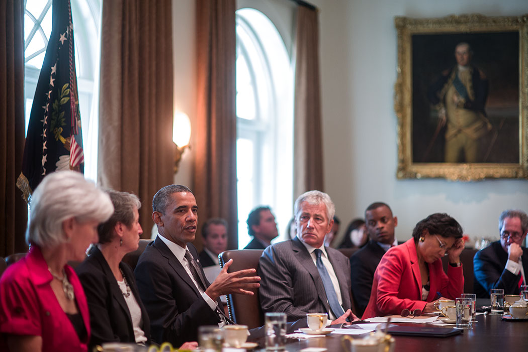 President Barack Obama holds a Cabinet meeting (Sept 12, 2013) 
