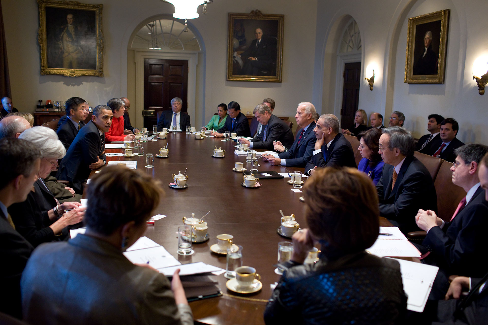 The President Holds a Cabinet Meeting on December 8th, 2010