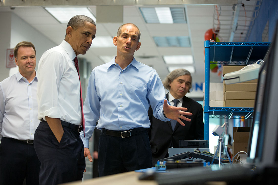 President Barack Obama tours Vacon USA