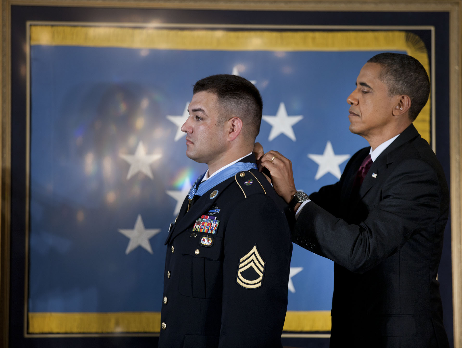 President Obama Awards the Medal of Honor to Sergeant First Class Leroy Petry