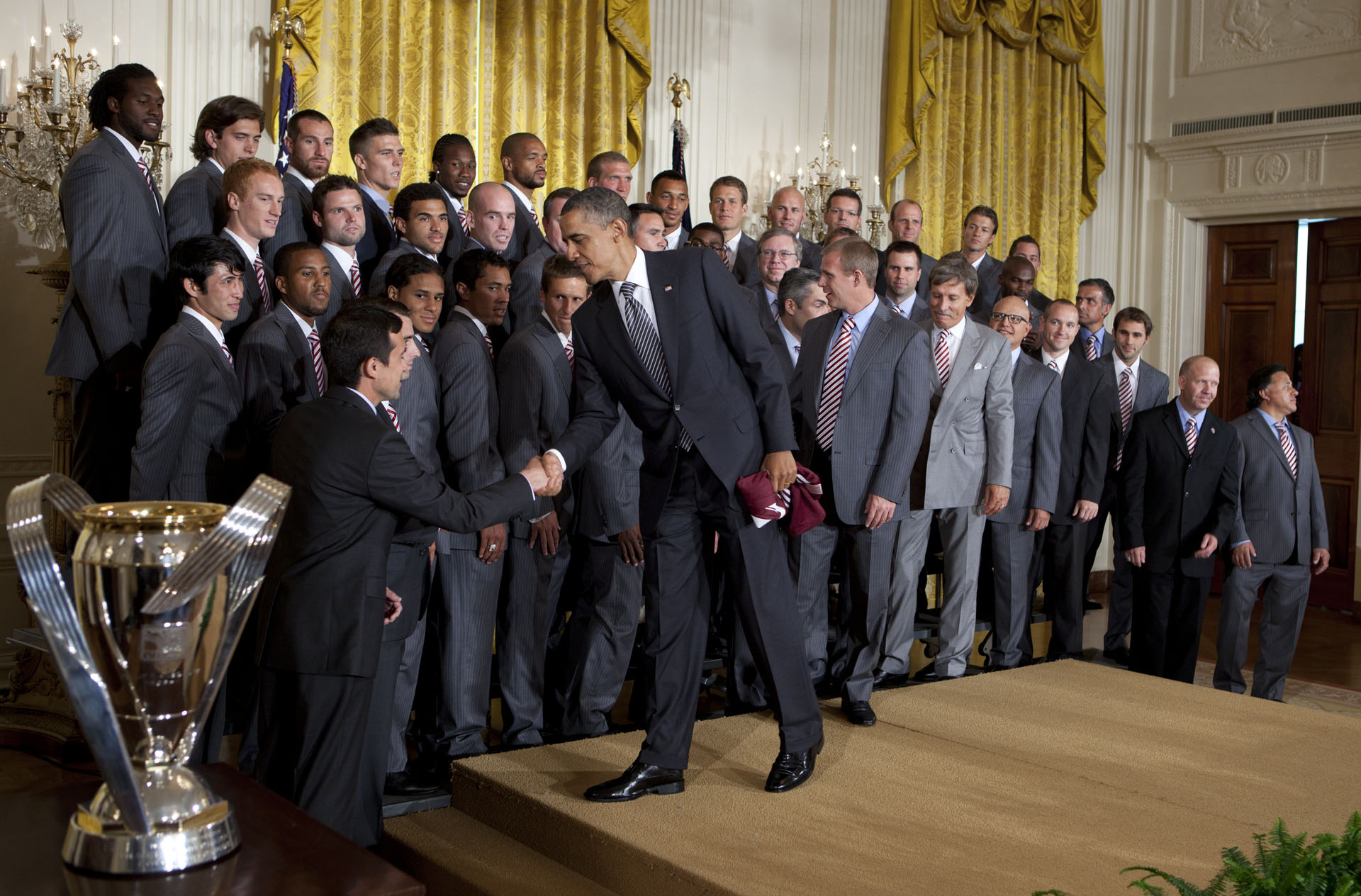 President Obama Greets the Colorado Rapids