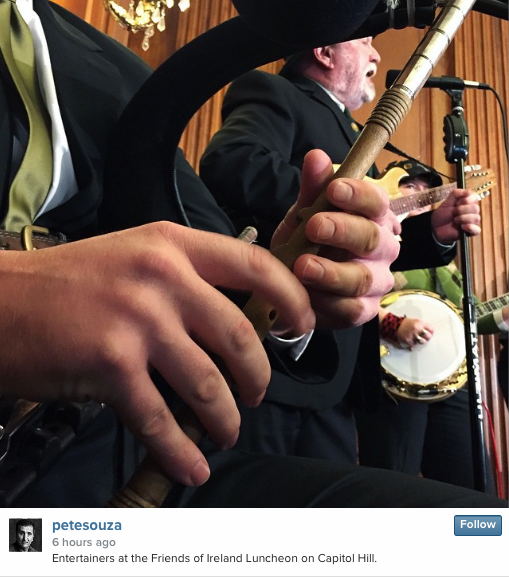 Entertainers at the Friends of Ireland Luncheon on Capitol Hill.