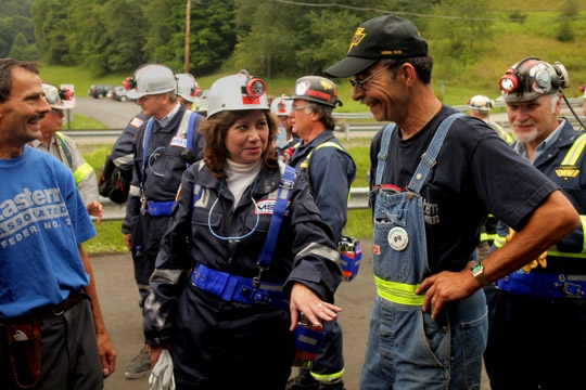 Secretary Solis at West Virginia Mine