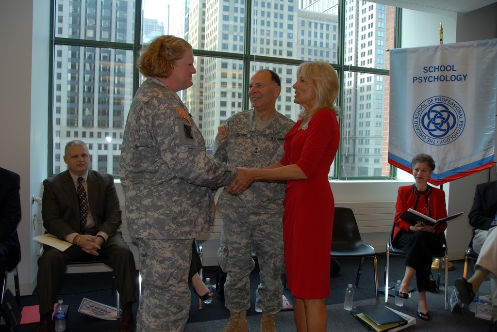 The Second Lady at a Community Event in Chicago