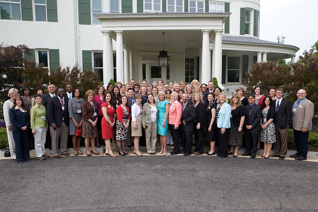 Dr. Biden With Teachers of the Year